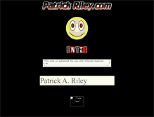 Tablet Screenshot of patrickriley.com